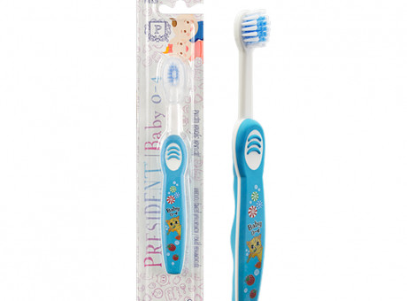 Зубная щетка Baby от 0 до 4 лет (PresiDENT)